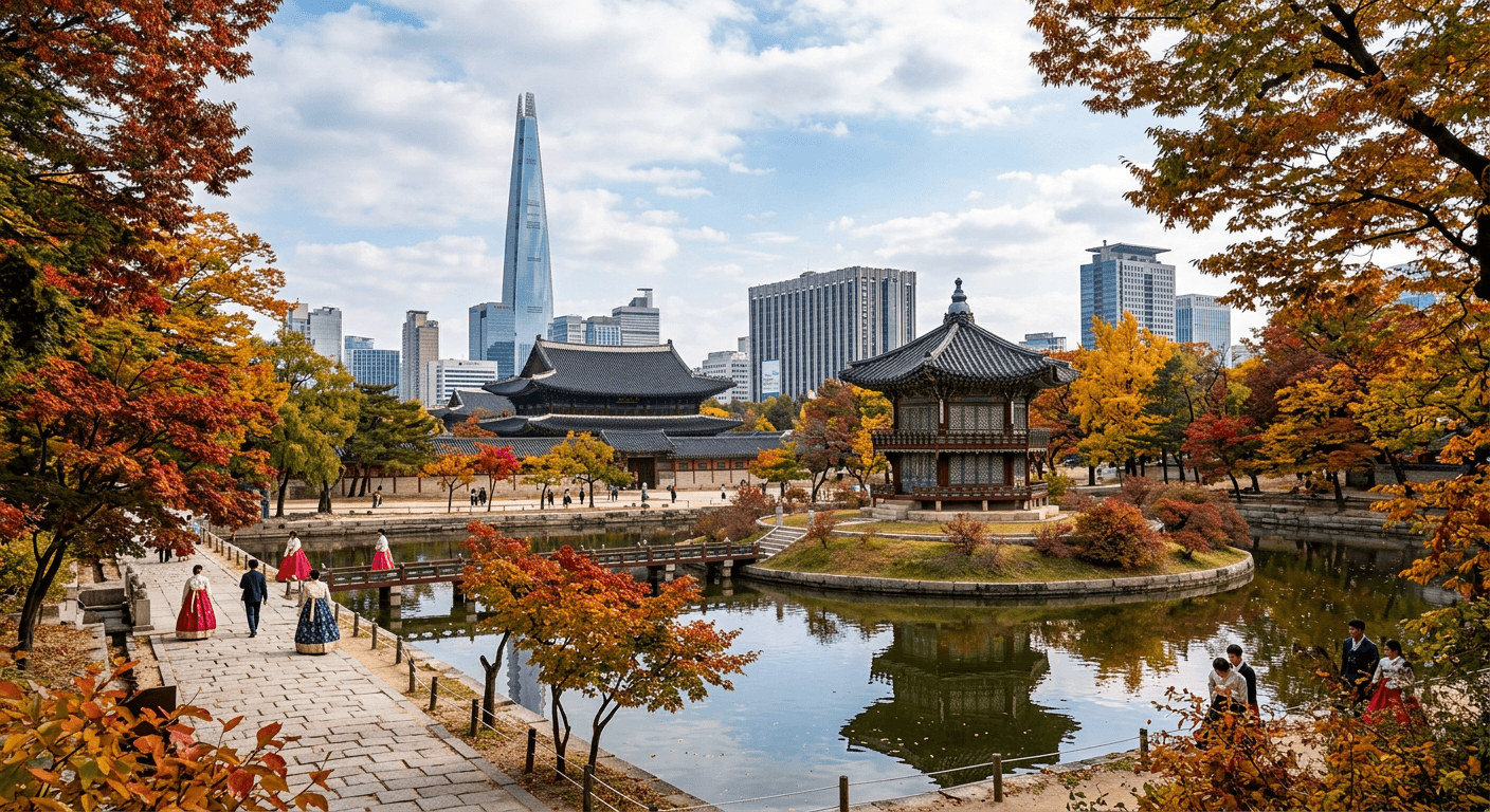 South Korea travel scenery